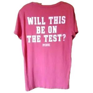 Pink Victoria's Secret Be-On-Test Tee XS